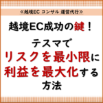 越境EC コンサル 運営代行.1「越境EC成功の鍵！テストマーケティングでリスクを最小限に、利益を最大化する方法」 _20240815